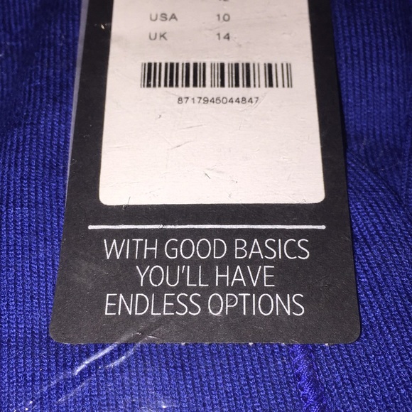 Yest Yessica 80474B Long Cardigan Knit Sweater Strong Blue 10 - Picture 13 of 16